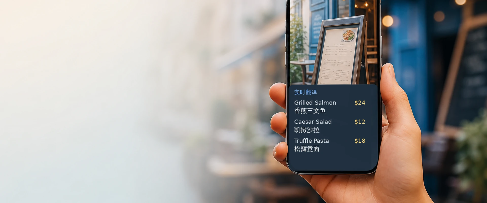 拍照即译，看懂世界